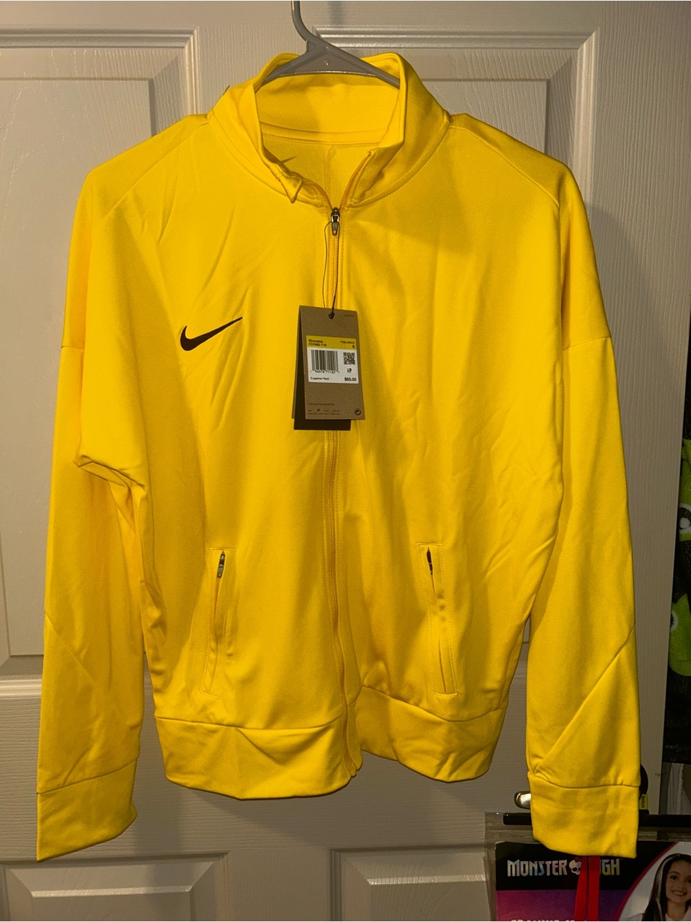 Nike Woman’s Bright Yellow Full-Zip Training Jacket
